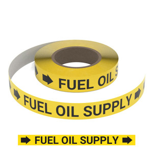 Fuel Oil Supply - Pipe Marking Roll
